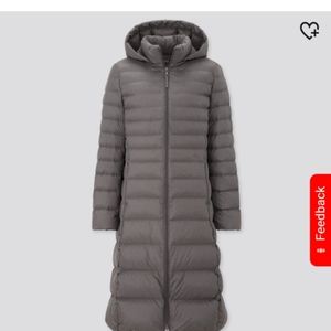 Uniqlo Ultra lightweight down long coat